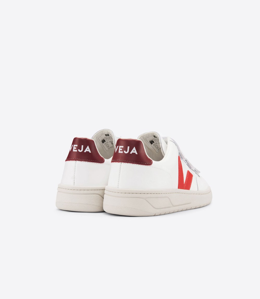 Veja Sneakers Dam - V-Lock Läder - Vita - 935417-AKO